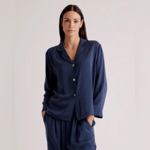 Quince 100% Washable Silk Long-Sleeve Top